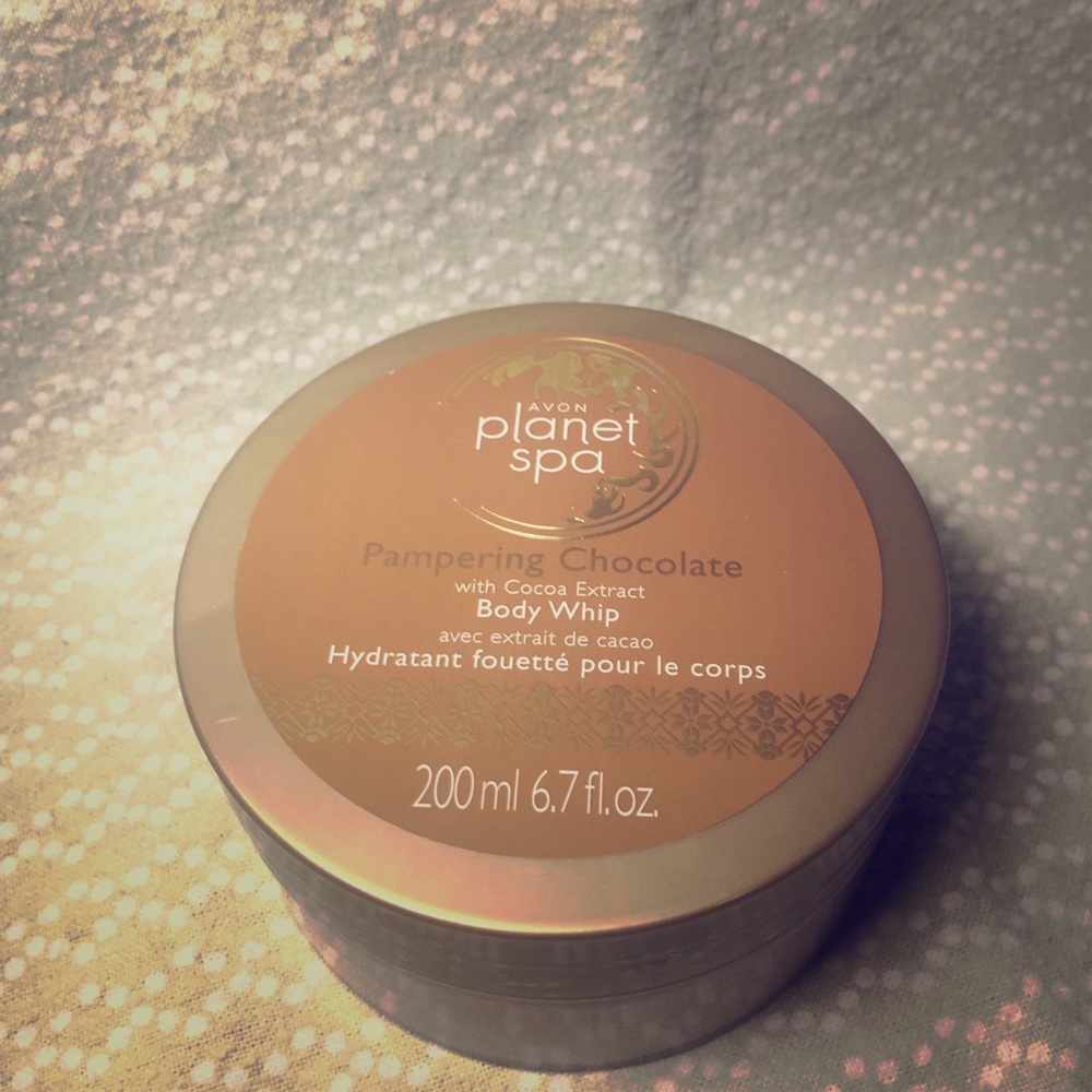 Avon planet spa chocolate body whip
